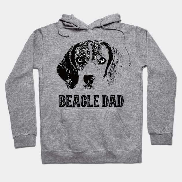 Beagle Dad Hoodie by DoggyStyles